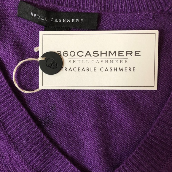 360 Cashmere Skull Print Cashmere Sweater - Picture 5 of 7